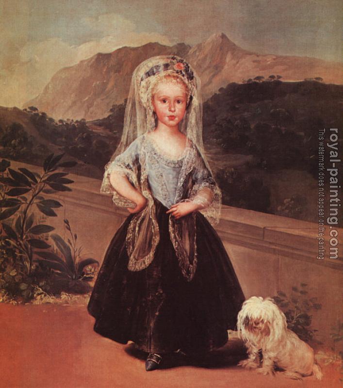 Francisco De Goya : Portait of Maria Teresa de Borbon y Vallabriga